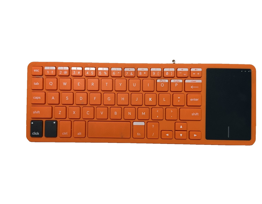 Kano Wireless Orange Keyboard with Touch Pad Only KC-KBR101